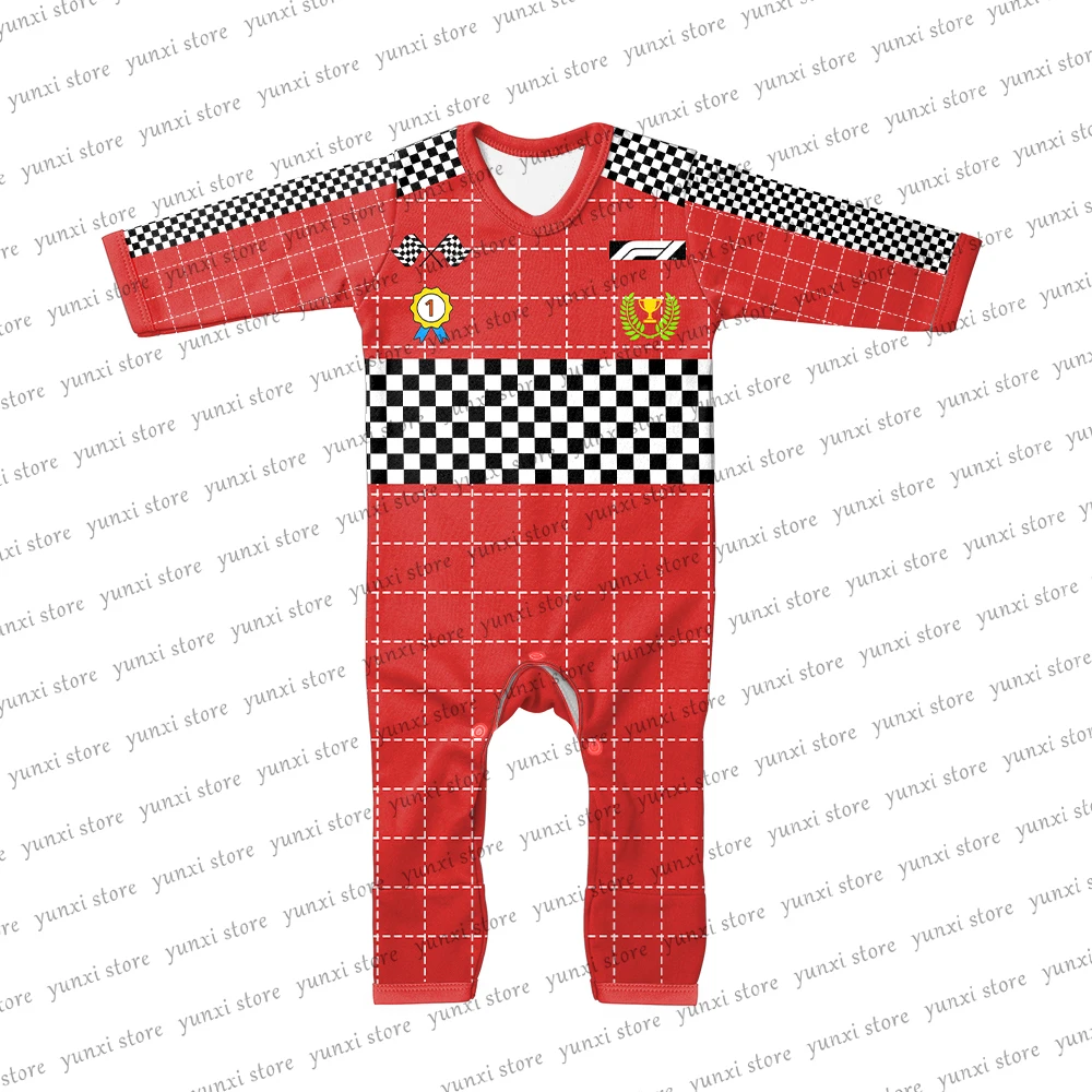 

Baby Clothes New Born F1 Racing Spectator Hot Selling Baby Jumpsuits 2023 Baby Boy Baby Girl Formula 1 Outdoor Crawl Suit