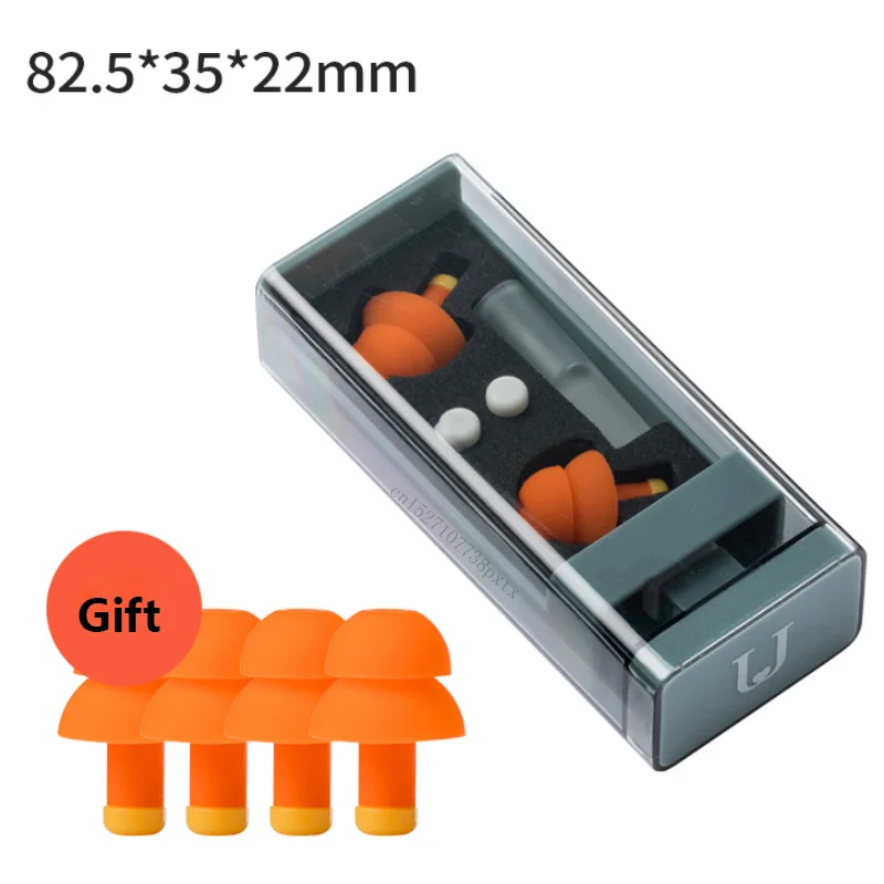 

Звуконепроницаемые затычки беззвучные профессиональные шумоподавляющие ранцы для путешествий из мягкого силикона