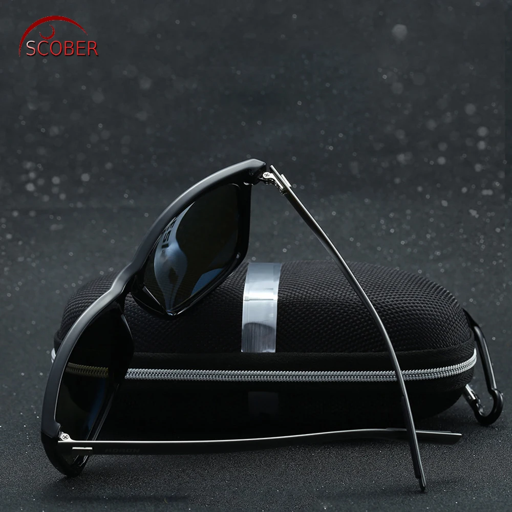 Мужские солнцезащитные очки с поляризацией в стиле ретро |