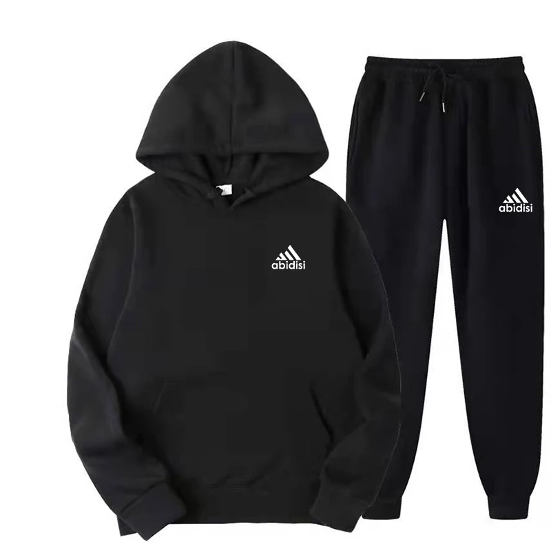 

Men's Sweatshirt Men Long Sleeves Pullover men's sets Winter Pure cotton Hoodies Men 2022 Tracksuit Sportswear