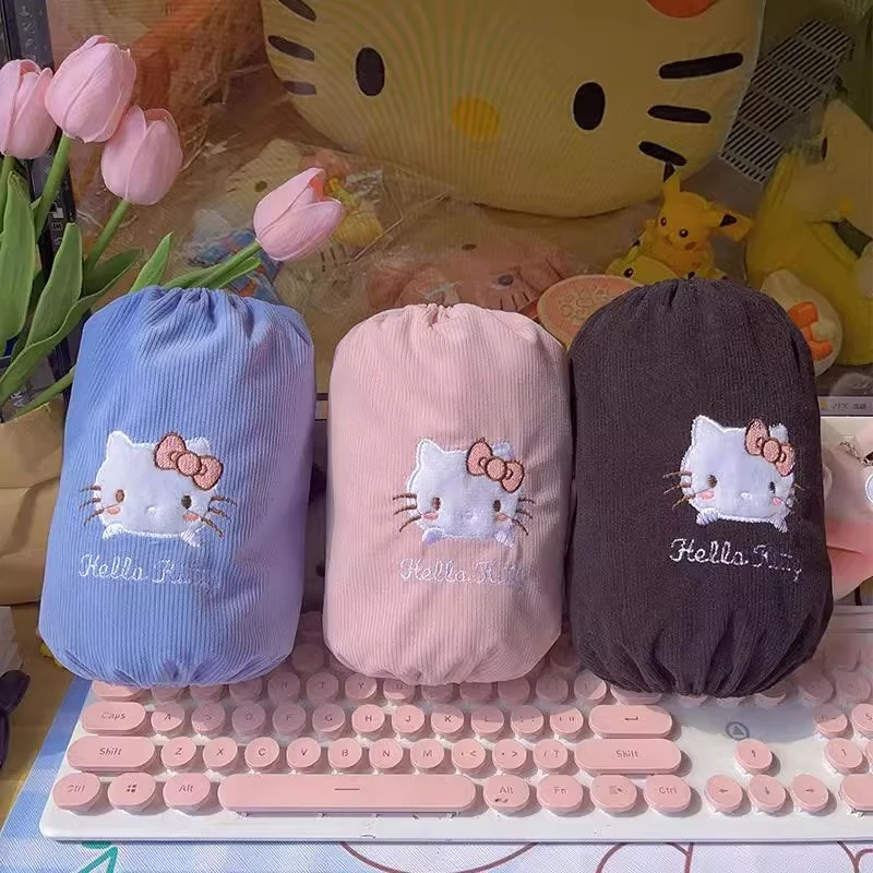 

Sanrio Kawaii Hello Kitty Sleeves Anime Autumn and Winter Down Jacket Anti-dirty Sleeves Kitchen Anti-oil Sleeves Cute Gifts