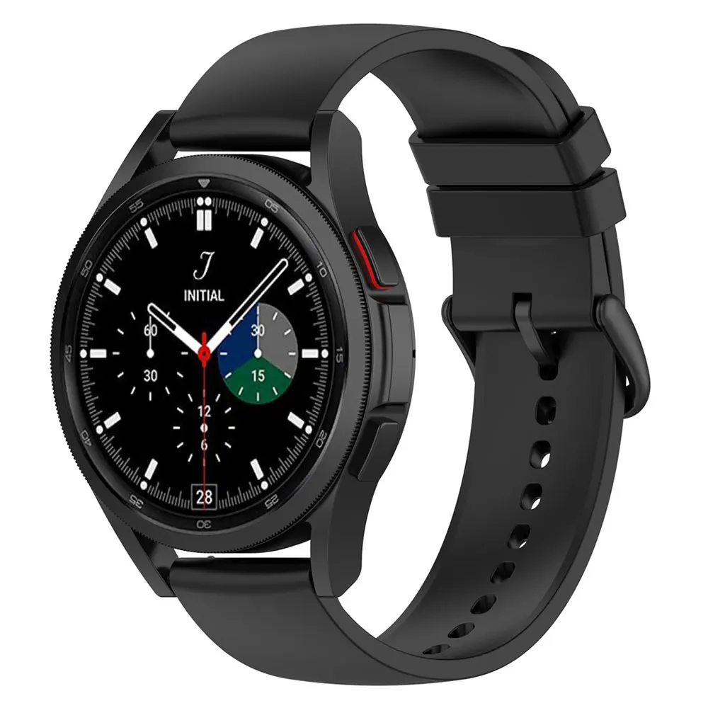 Ремешок силиконовый 20 мм для смарт-часов Samsung Galaxy Watch 5 Pro спортивный браслет 4 46 44 42