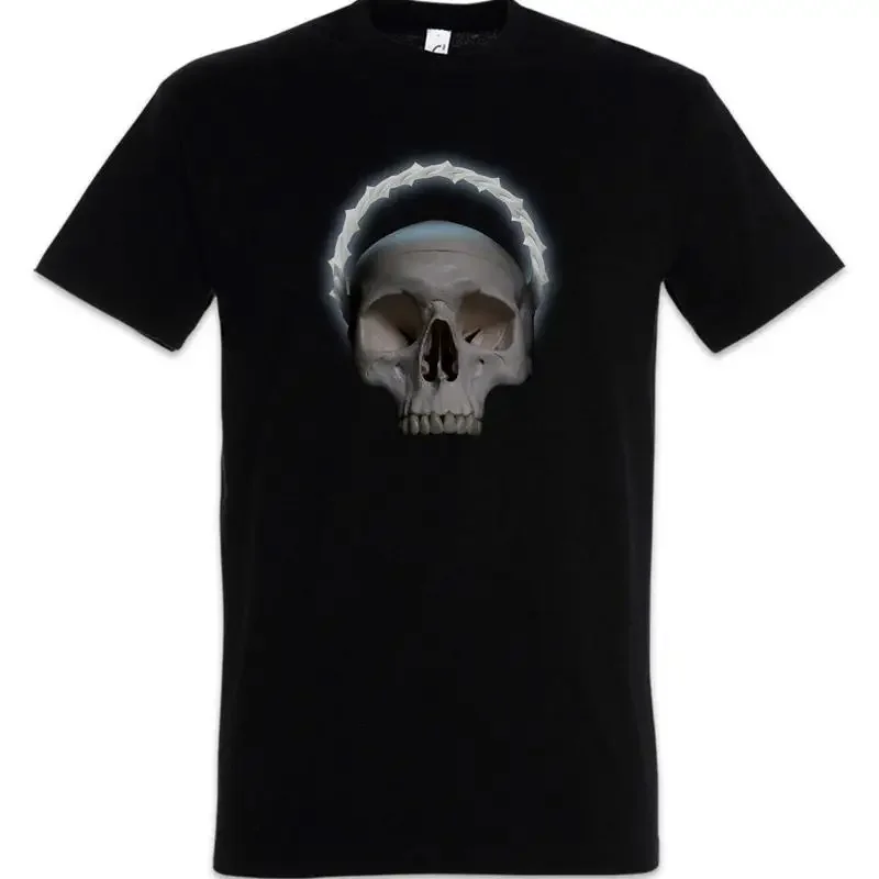 Фото Футболка Holy Skull Horror Neon Neonskull Crown Dark Goth Gothic Death Metal №1