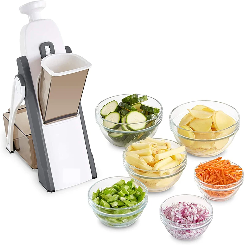 

Stainless Steel Vegetable Slicer Foldable Grater Easy To Cut French Fries French Fries Tools Household Kit Labor-saving