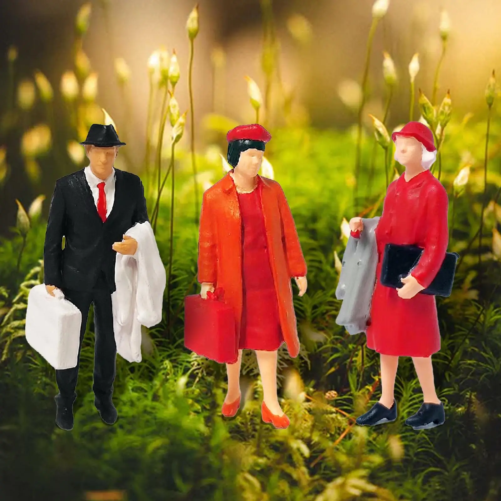

Resin Figures Dioramas Tiny Desktop Ornament Layout Doll