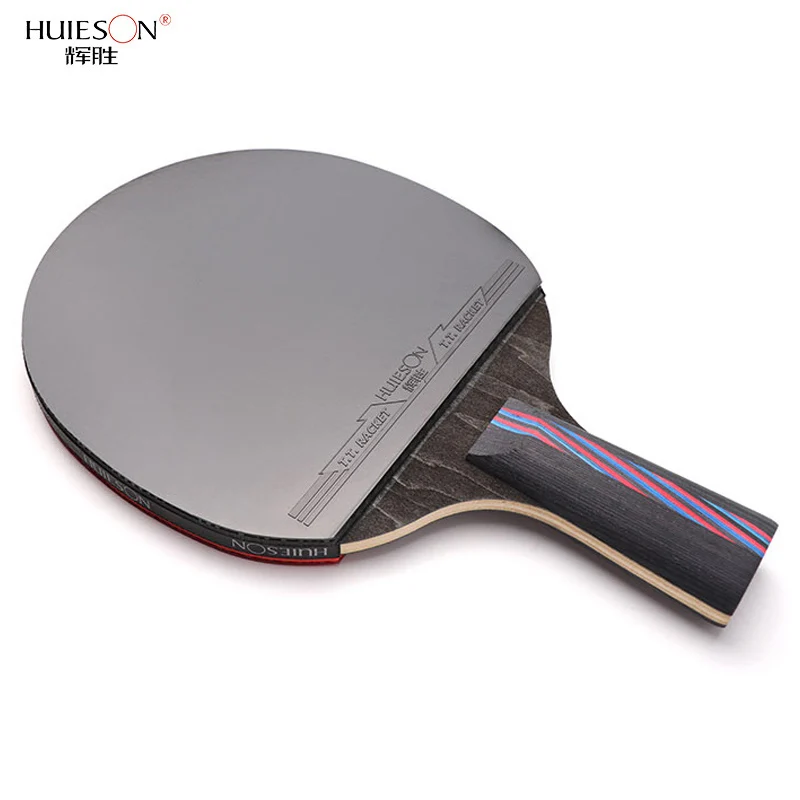 Ракетка для настольного тенниса HUIESON Carbon King 9,8, ракетка для пинг-понга, весло, соревновательная бита для пинг-понга с футляром для переноски (art.: 3920cd95c74cc) - 3920cd95c74cc