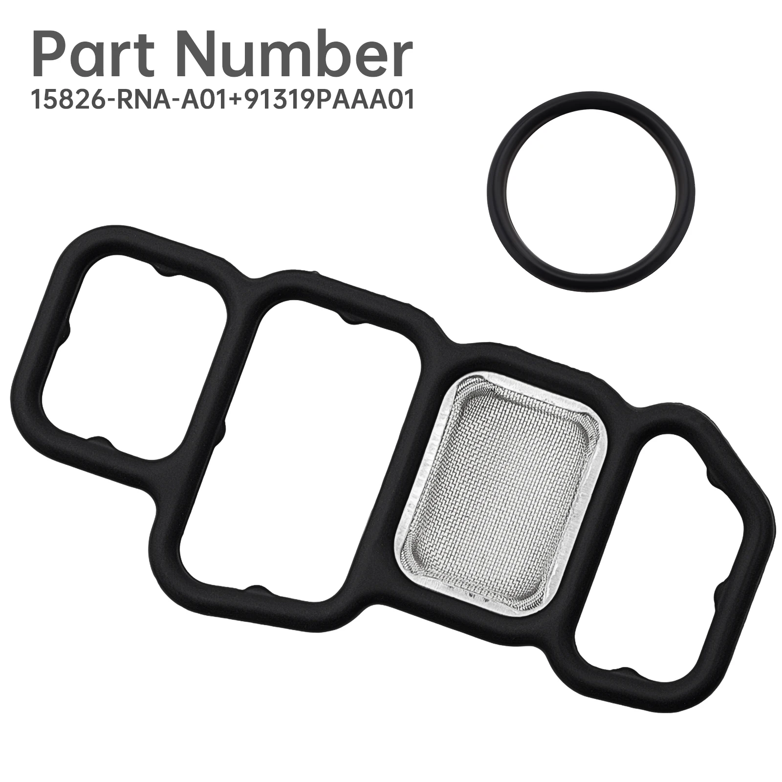 Антикоррозийный автомобильный электромагнитный клапан из АБС-пластика, прокладка фильтра 91319-PAA-A01/15826-RNA-A01, запасные части, пригодные для Honda/Acura