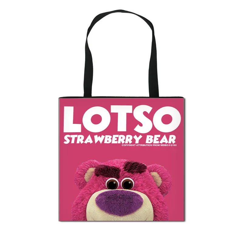 Милая мультяшная вместительная сумка-тоут История игрушек 3 Лотта Повседневная