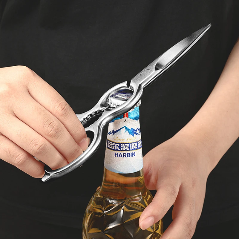 Ножи ножницы из нержавеющей стали функциональные кухонные моющиеся для орехов