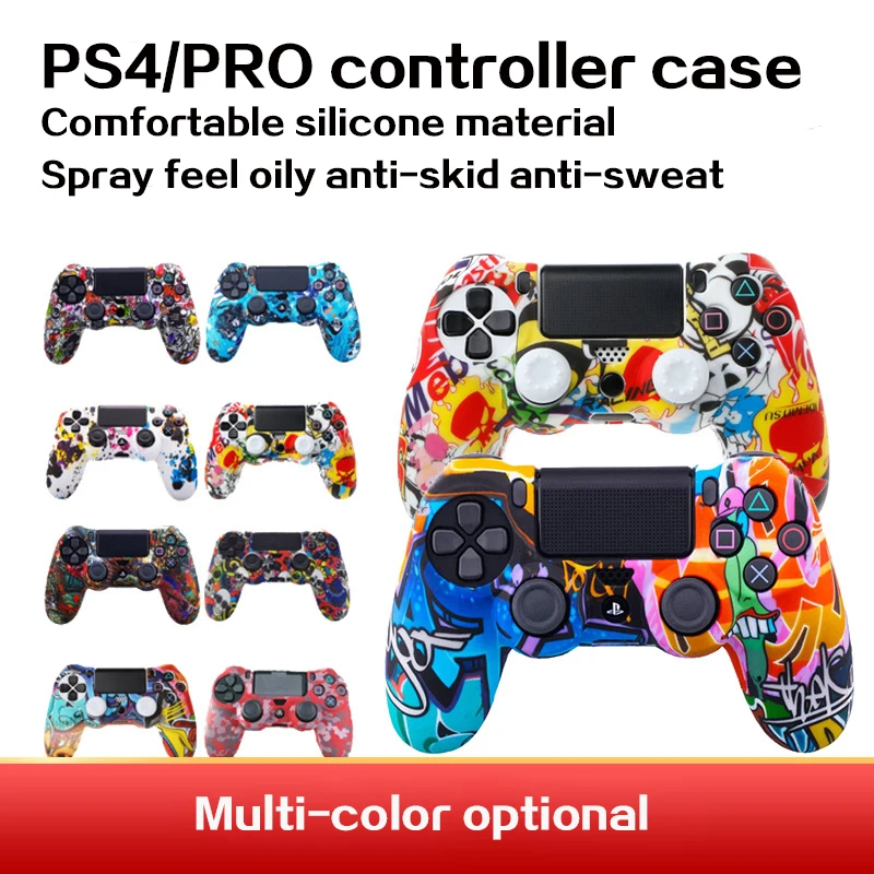 

For PS4 Grip CoverPS4pro Grip Cover PS4 Grip Silicone Cover Comic Style Silicone Cover