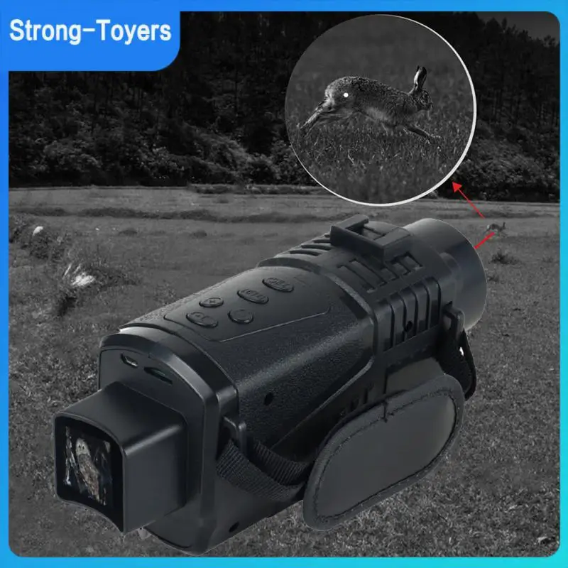 

Встроенный цифровой телескоп для охоты с функцией ночного видения, удобная уличная монокулярная камера с 5-кратным зумом R17 с функцией ночно...