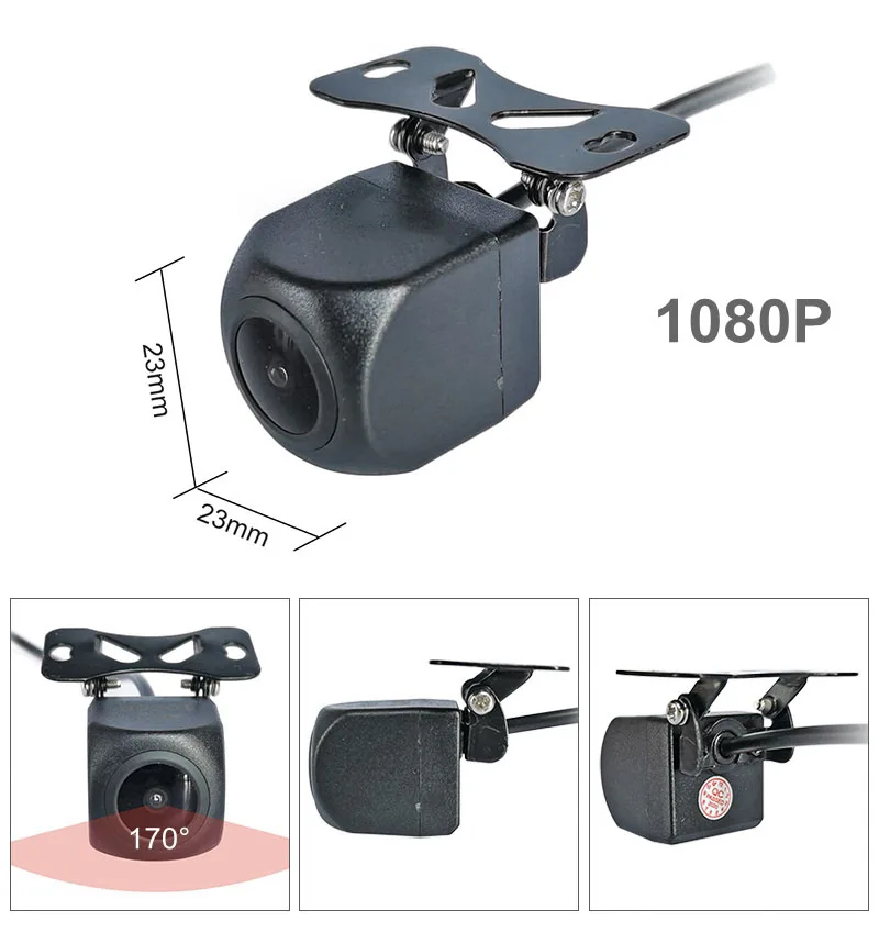 Автомобильный монитор DIYSECUR 5 дюймов AHD IPS 1024x600 1920*1080 HD 170 градусов ночное видение