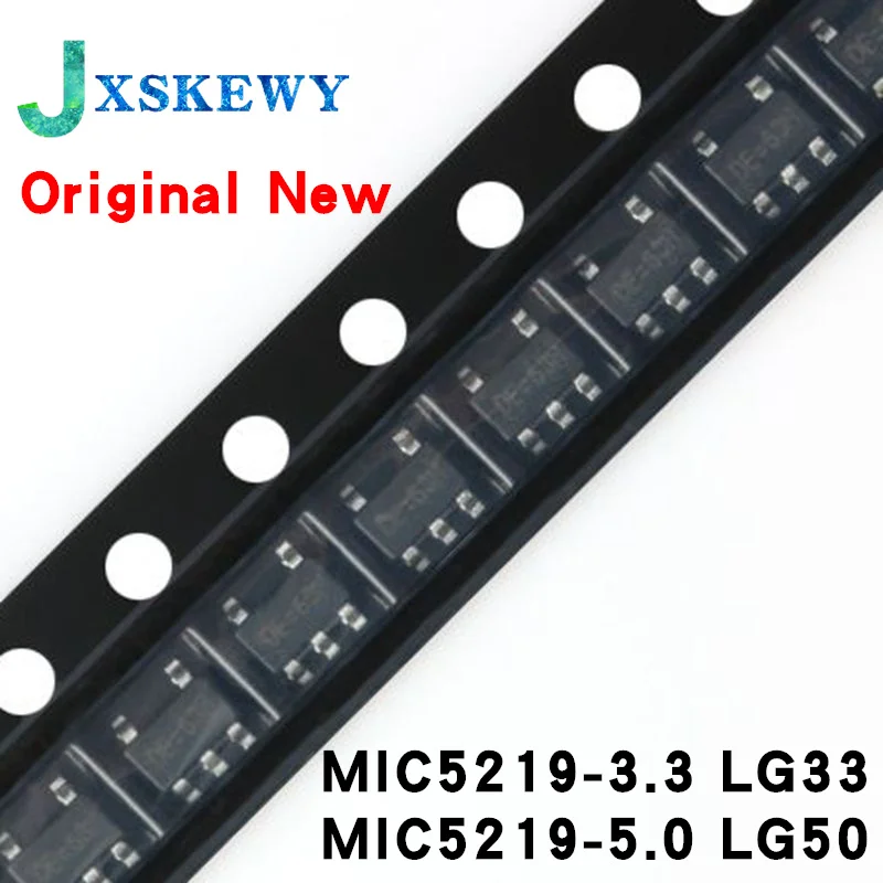

10 шт./лот MIC5219-3.3BM5 SOT-23 MIC5219-3.3 3,3 V MIC5219-3.3YM5 LG33 MIC5219-5.0 SOT-23-5 LG50 MIC5219-5.0BM5