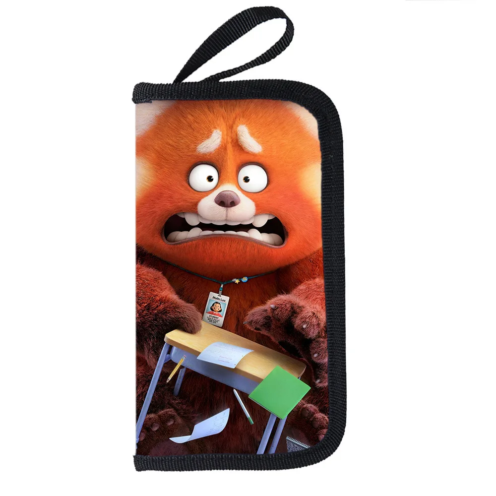 

Молодежный деформационный Кошелек для монет, детский бумажник красного цвета с двусторонним принтом, держатель для карт и удостоверения ли...