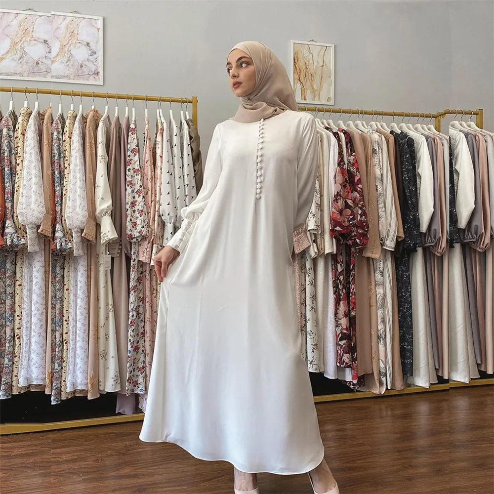 

Eid Mubarak Abayas for Women Muslim Ramadan Chiffon Long Maxi Dress Turkey Arab Islam Party Jalabiya Caftan Vestidos Dubai Gowns