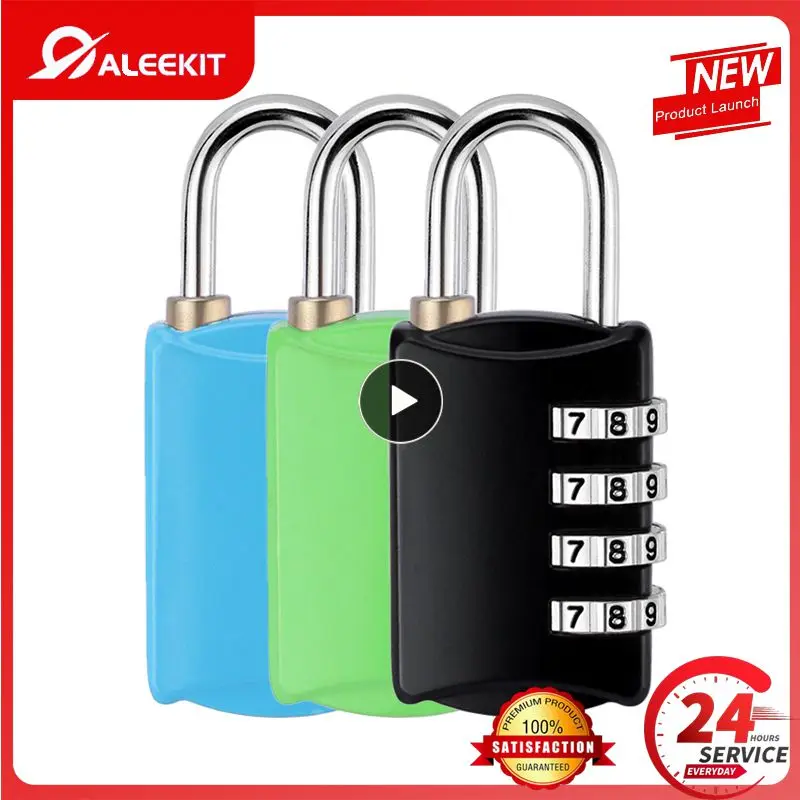 

1~10PCS Dial Digit Password Lock Combination Suitcase Luggage Metal Code Password Locks Padlock Travel Safe Anti-Theft