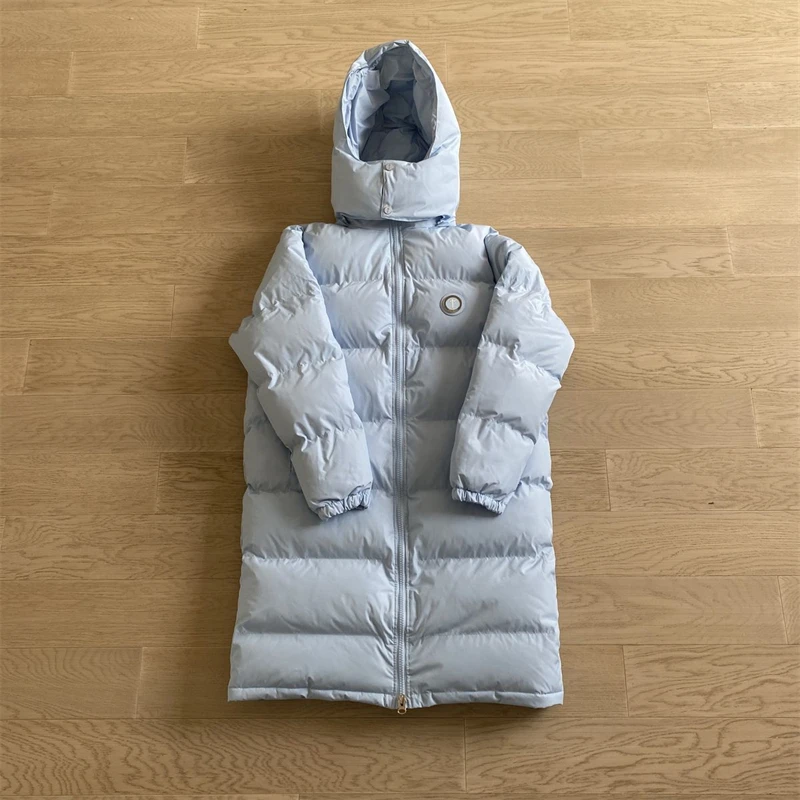 

High Quality Embroidered Women's Coat Super Long Super Thick Warmth Coats Winter Men's Jacket Puffer Oversized Jacket