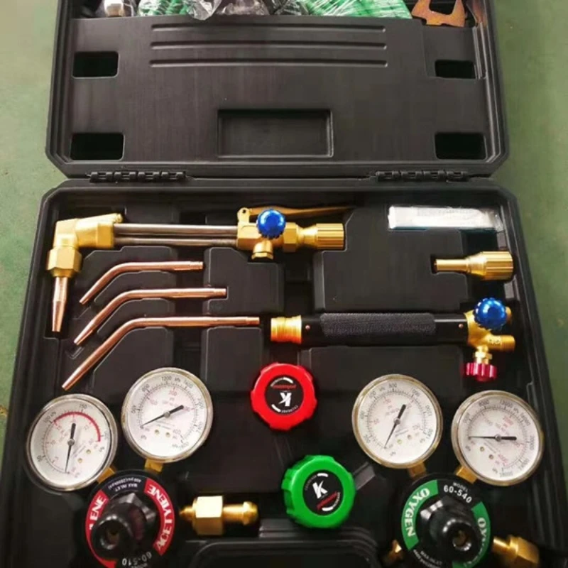 

Welding Cutting Set gas cutting torch and oxygen and Acetylene gas regulator