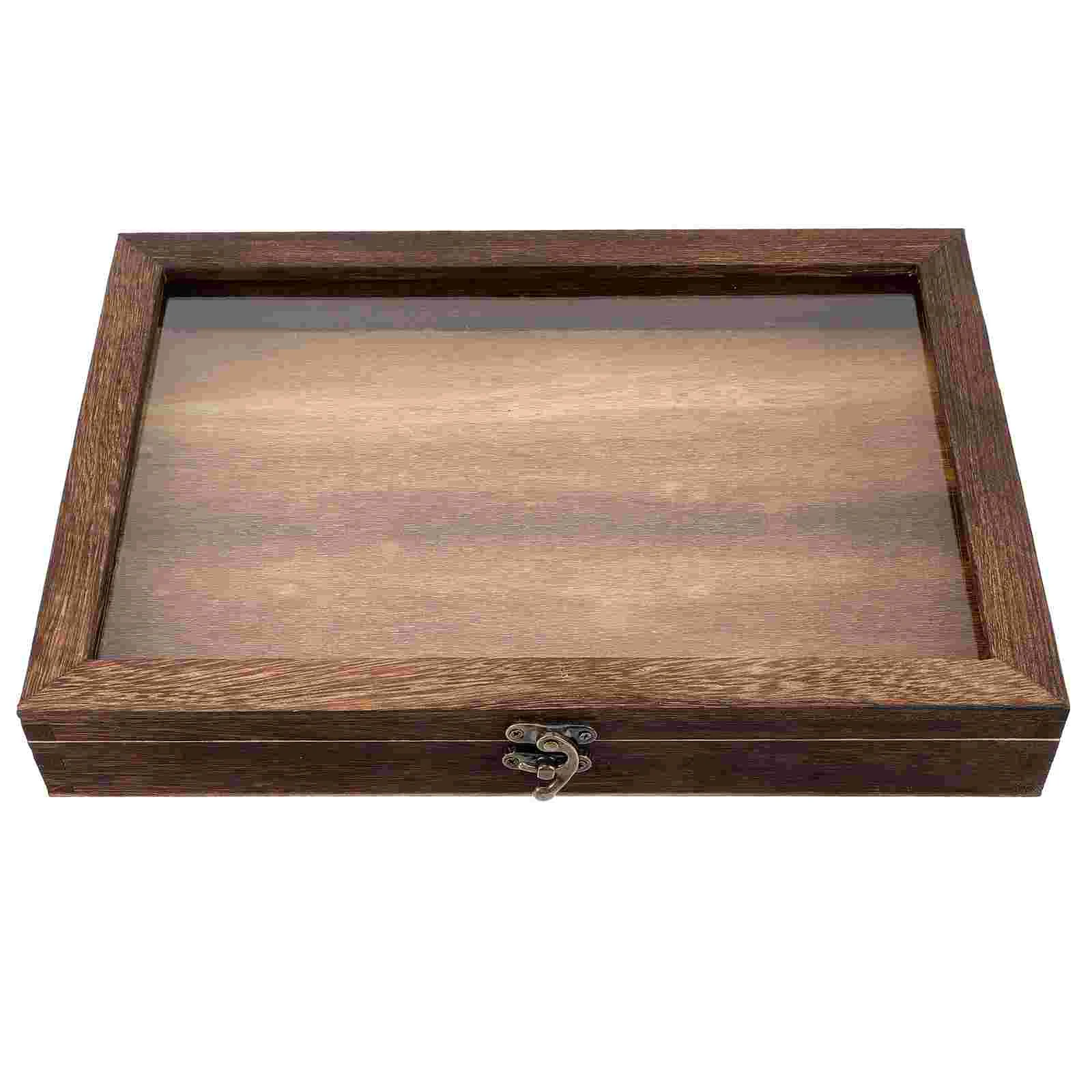 

Vintage Specimen Box Insect Display Case Butterflies Holder Dried Flower Storage Wooden