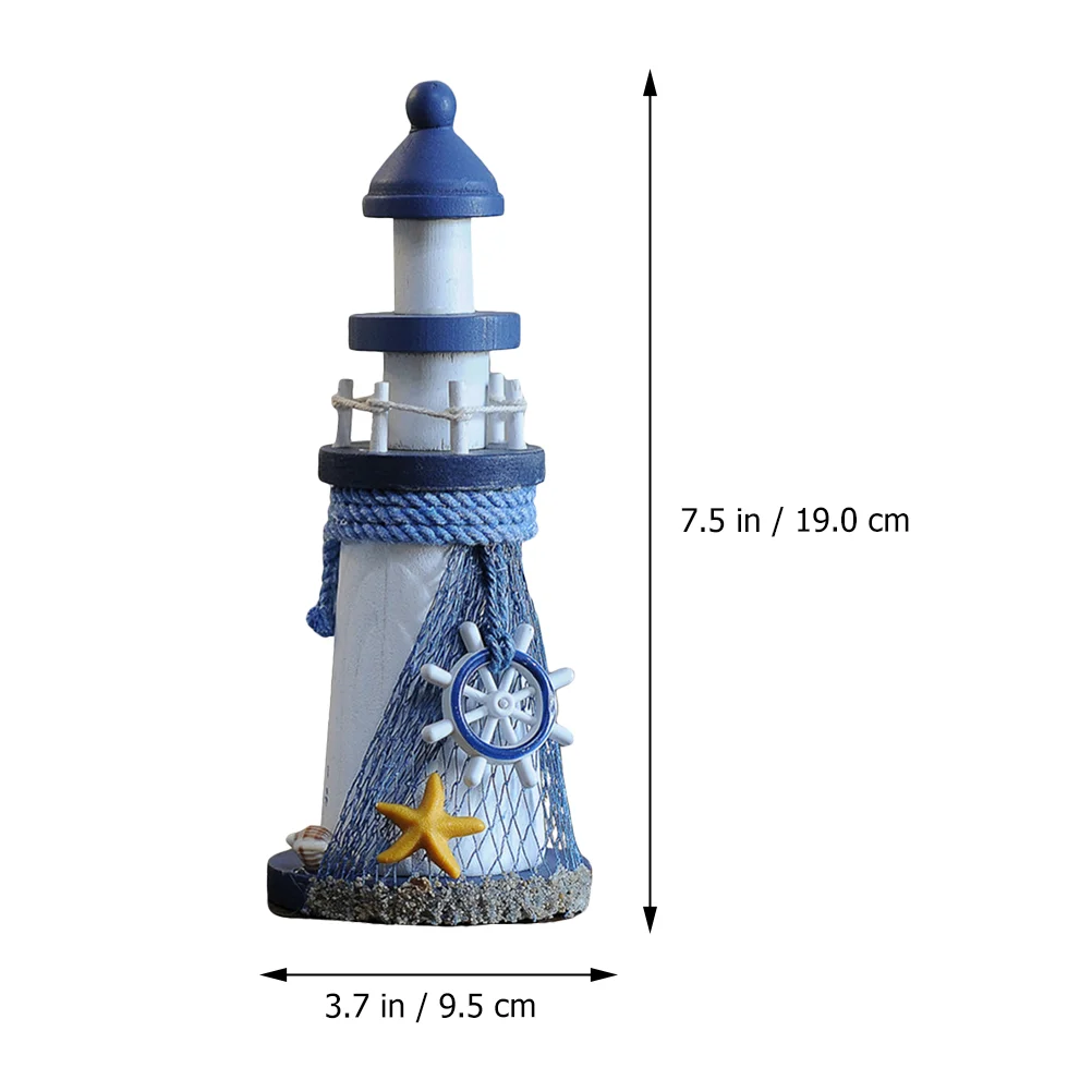 Модель Скульптура Морской Деревянный Маяк Офис Lightark Party 1900X950X700CM Сосна