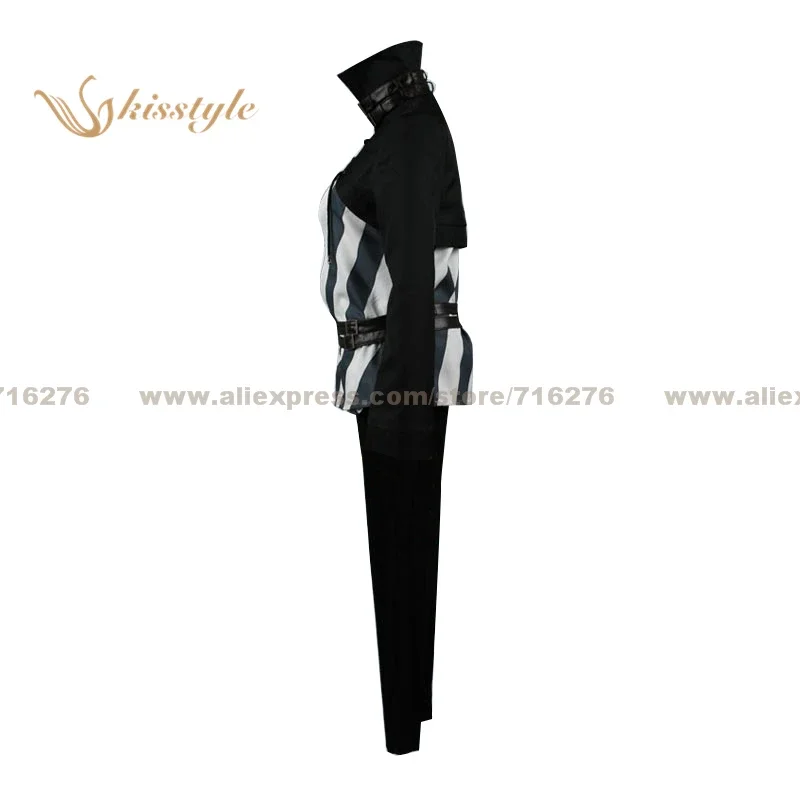 Kisstyle модная униформа черного дворецкого змеи COS Одежда Косплей Костюм