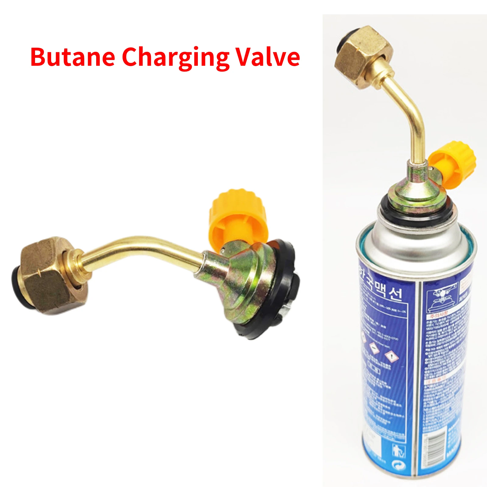 

1PCS Gas Butane Cylinder Tank Charging Valve Refill Direct Connector Adapter For Outdoor Camping Picnic Cylinder Filling Adapter
