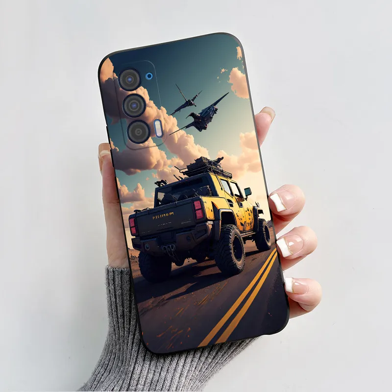 For Motorola Edge 2021 Case Black Myth Wukong Shockproof Soft TPU Silicone Back Cover Moto Edge2021 Funda
