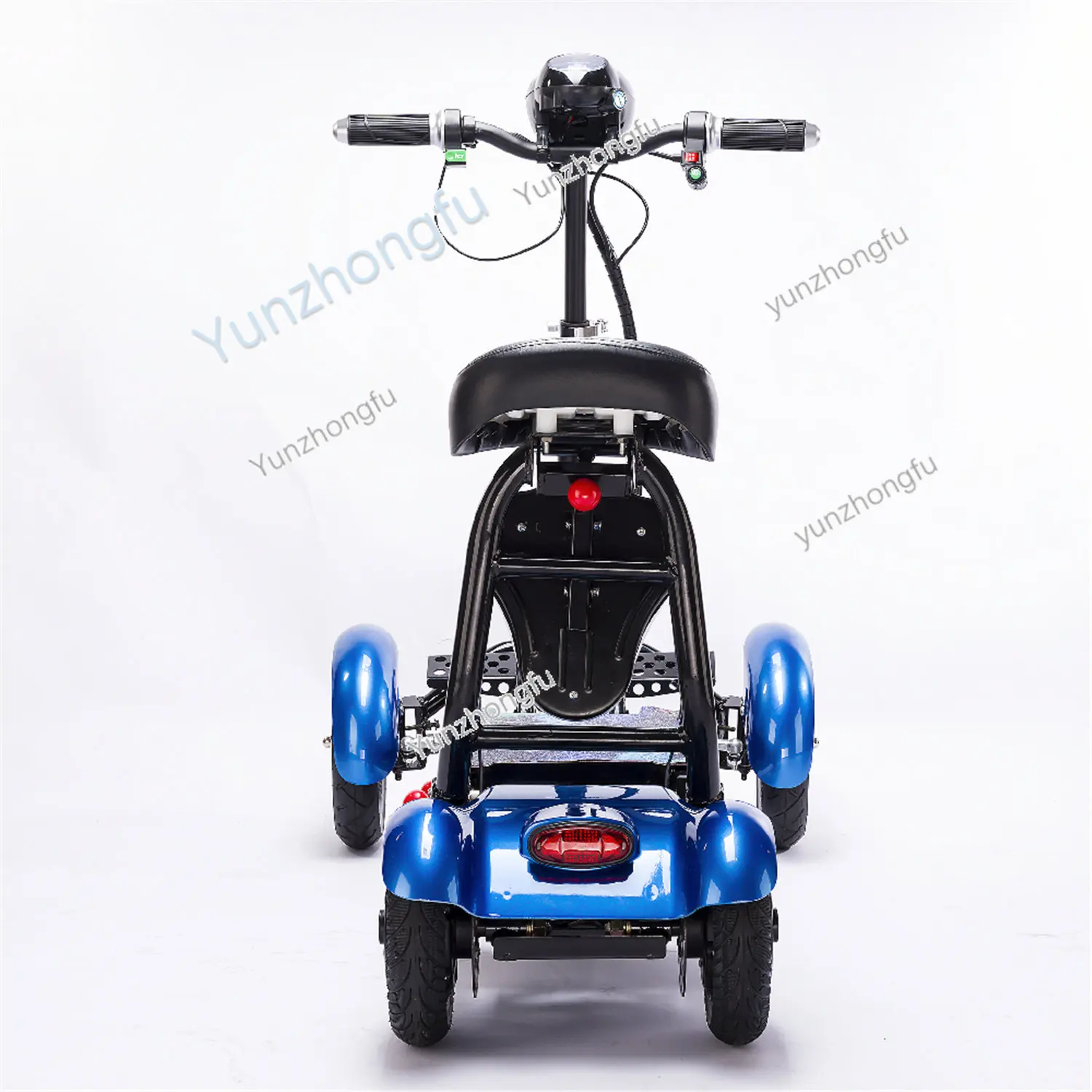 

foldable and affordable mobility quadricycle opklapbare scootmobiel for elderly Long Driving four wheel Travel Electric Folding