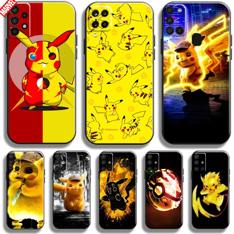 

Anime Pokemon Cute Pikachu For Samsung Galaxy A11 A12 A20 A21 A21S A22 A30 A31 A32 A42 A51 A52 A70 A71 A72 5G Phone Case Back