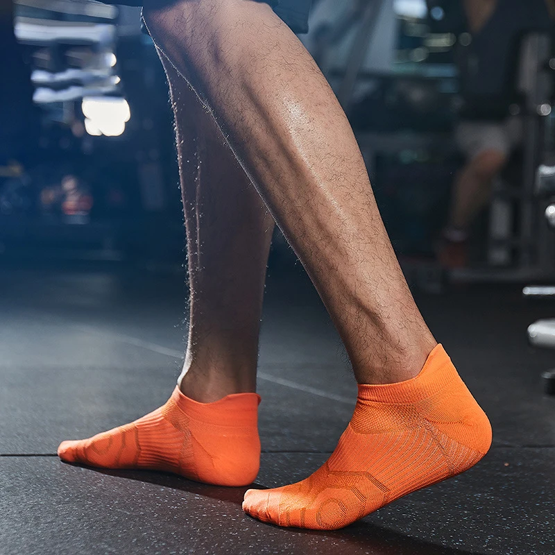 Sports Sock Professional Sports Running Socks Men Women Size Thin Marathon Sweat Breathable Short Tube White Summer Fitness Sock