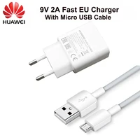 huawei p8 g9 lite usb charger 9v2a micro usb data cable wall travel adapter for p20 mate 20 pro p6 p7 p8 honor 4 5 6 g7 8 9 plus