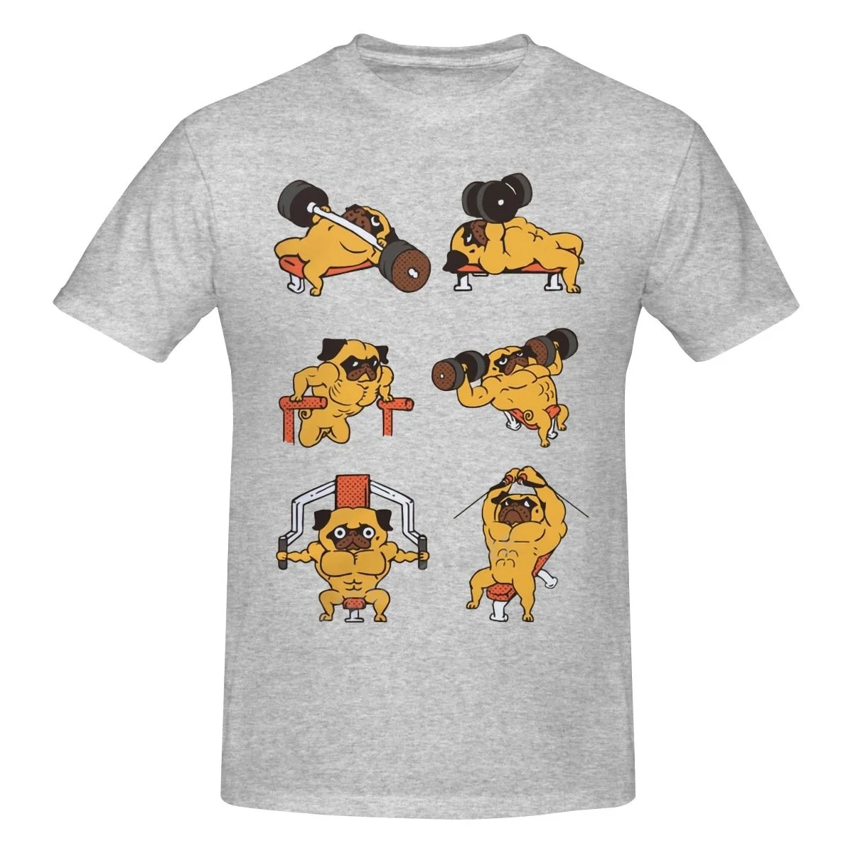 

Gym Dog T shirt Harajuku Clothing Short Sleeve Cotton Streetwear Graphic Tshirt Tees