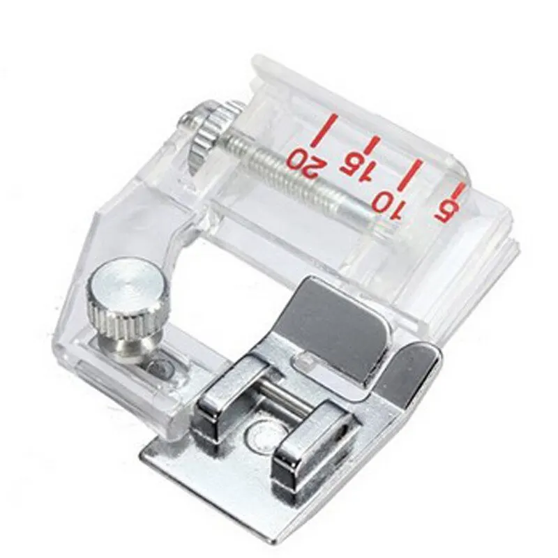 

Adjustable Bias Tape Snap On Binder Foot Ajustable Binding Snap-On Bias Binder Sewing Machine Part Paresser Feet Accessories