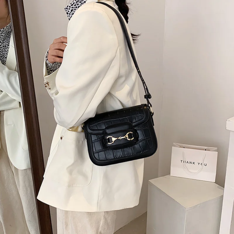 Women's Retro Fashion Shoulder Small Square Bag Luxury Simple Crossbody Underarm сумка женская Purses and Handbags Free Shipping