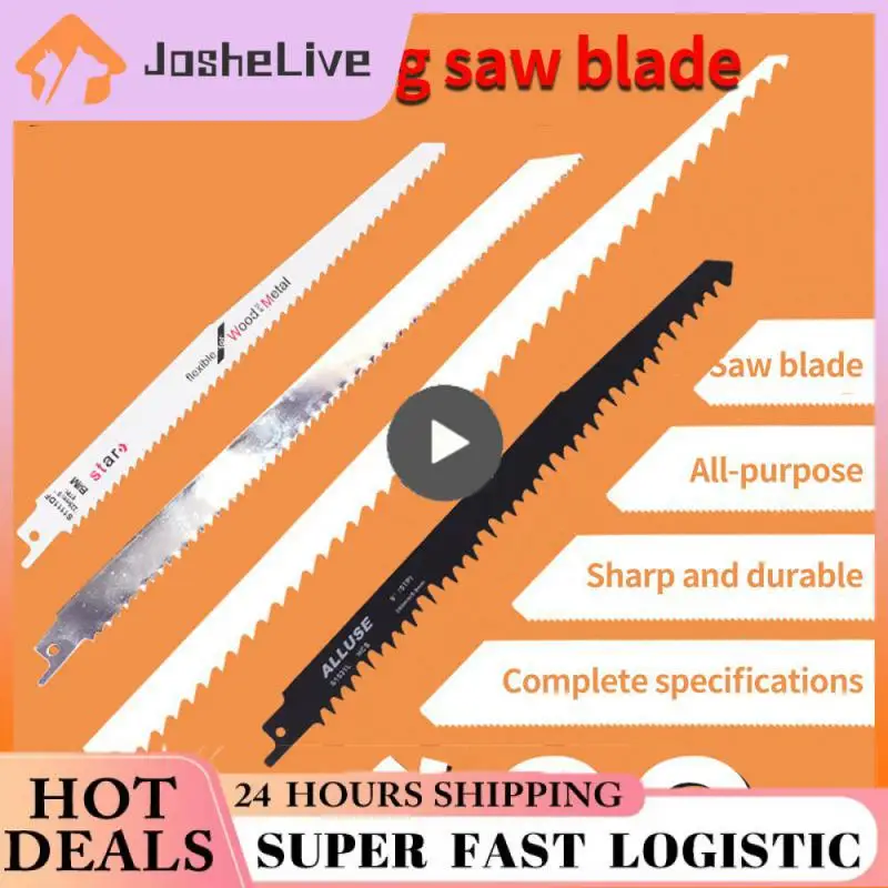 

Woodworking Thick And Fine Teeth Saw Blade Suit High-speed Steel Carbon Steel Saw Blade Electric Reciprocating Metal Keel Saw