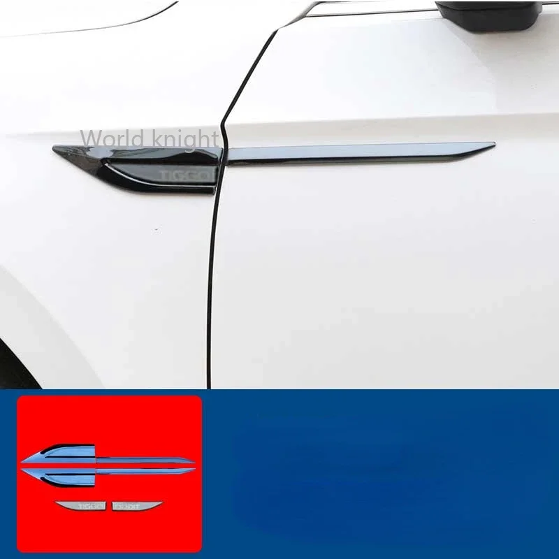 Наклейки на боковое крыло автомобиля Chery Tiggo 7 Pro 2018-2020