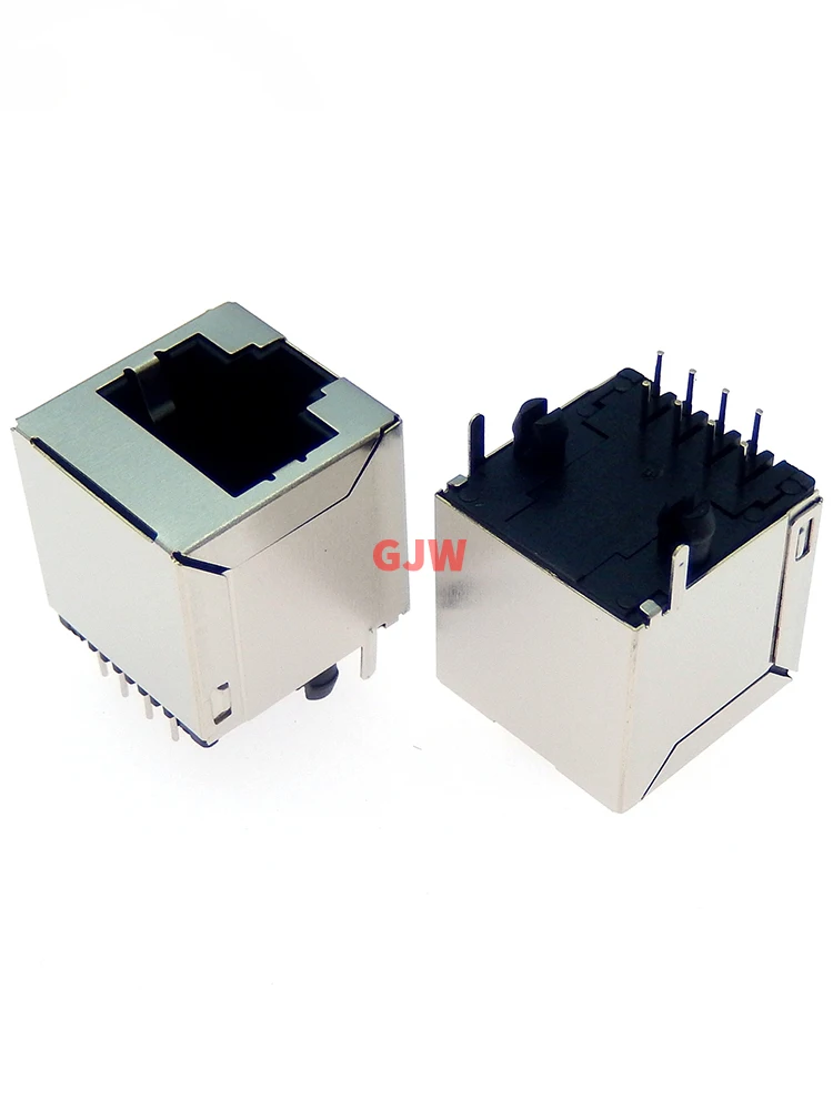 

5 шт., экранированная розетка со светодиодной подсветкой, с поворотом на 180 градусов