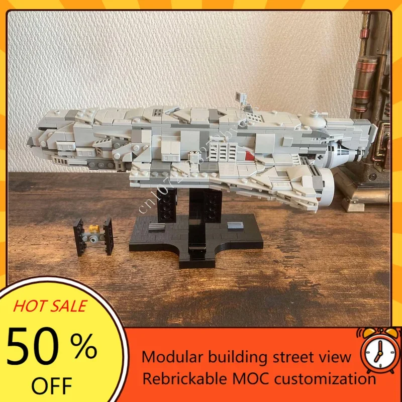 Фото 691 шт. Gozanti-Class Cruiser Midi-Scale Space War Military MOC SpaceShip Боевая модель Пазлы на заказ DIY Образовательная модель ToyGift №3