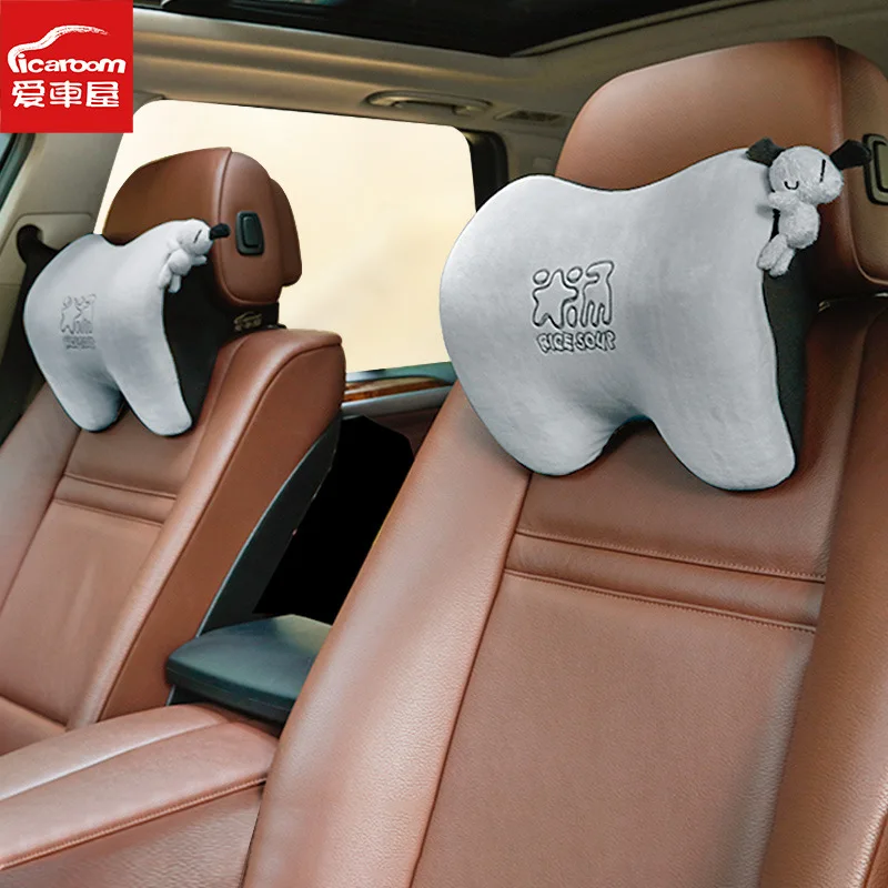 

Память хлопок подголовник автомобиля мультфильм подголовник автомобильного сиденья Автомобильные изделия подушка для шеи автомобиля