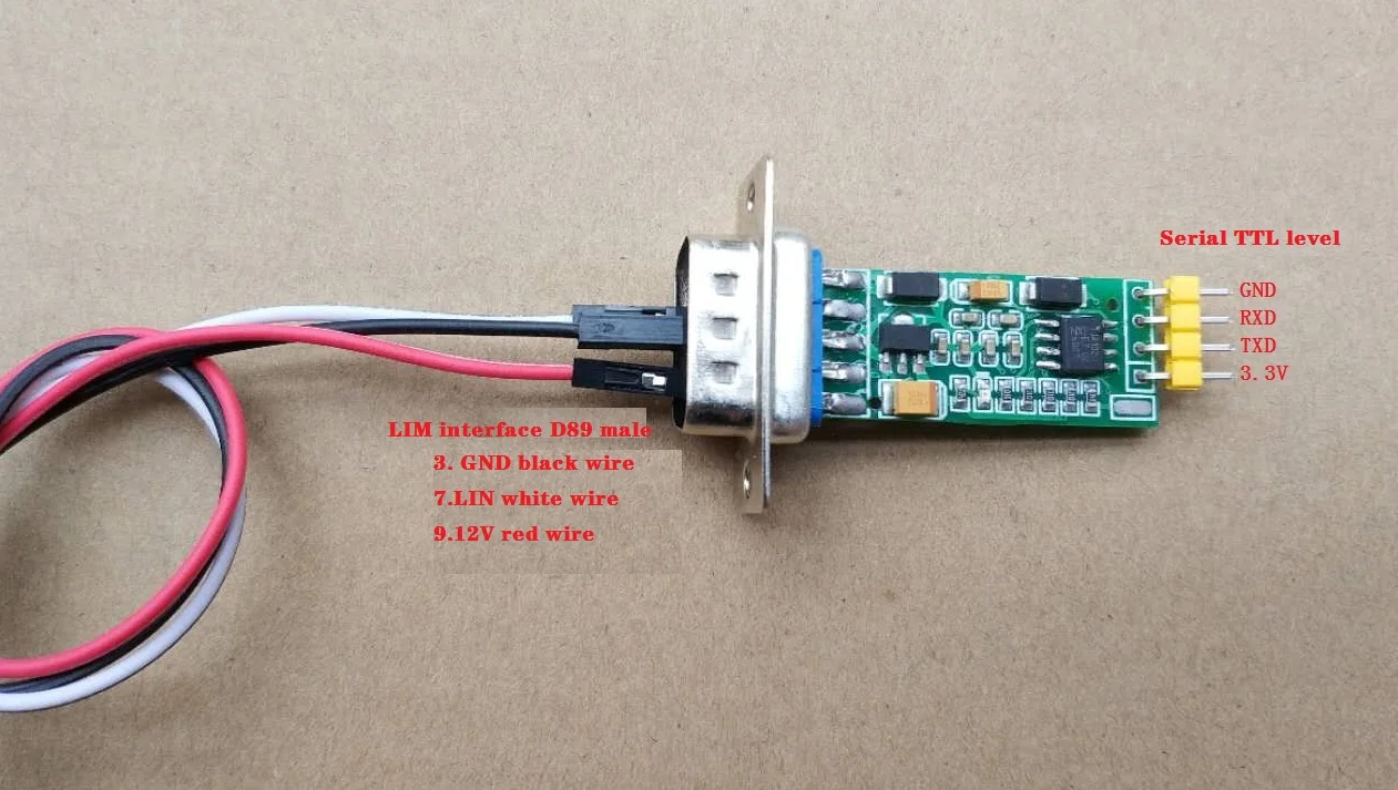 

LIN Analyzer Second Generation Products Support K Line with OBD Wire DB9 Interface Support KWP2000 Data