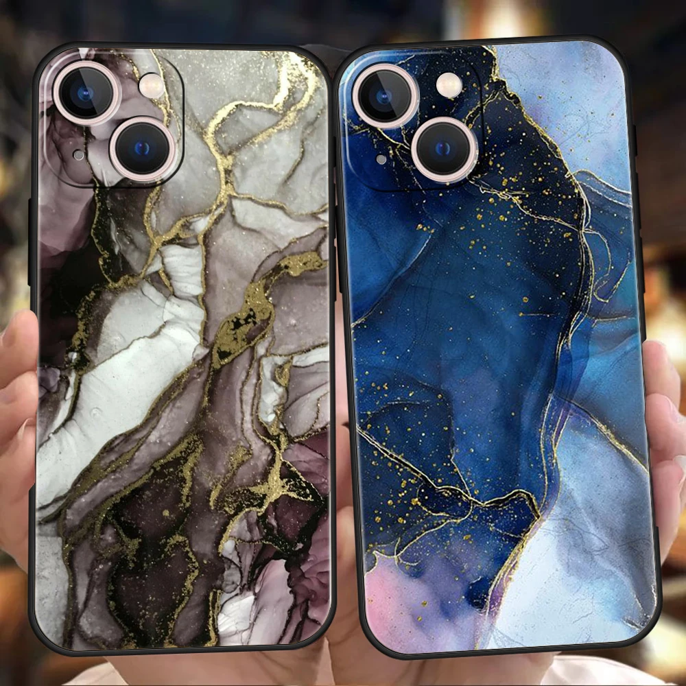 

Marble Phone Case Cover for iPhone 14 13 12 Pro Max XR XS X 11 7 8 Plus SE 2020 13 Mini Silicone Soft Fundas Shell Fundas Coque