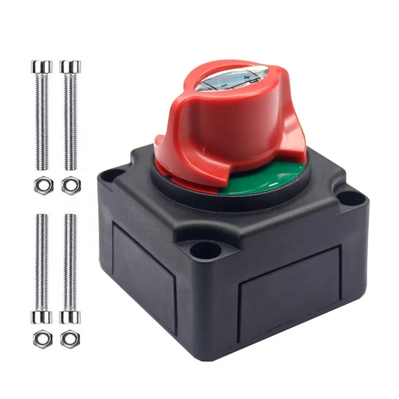 2022 New 300A 360 Rotary Caravan Yacht ON-OFF Light Disconnect Marine Battery Cut Off Isolator Switch Car Accessories Genuine