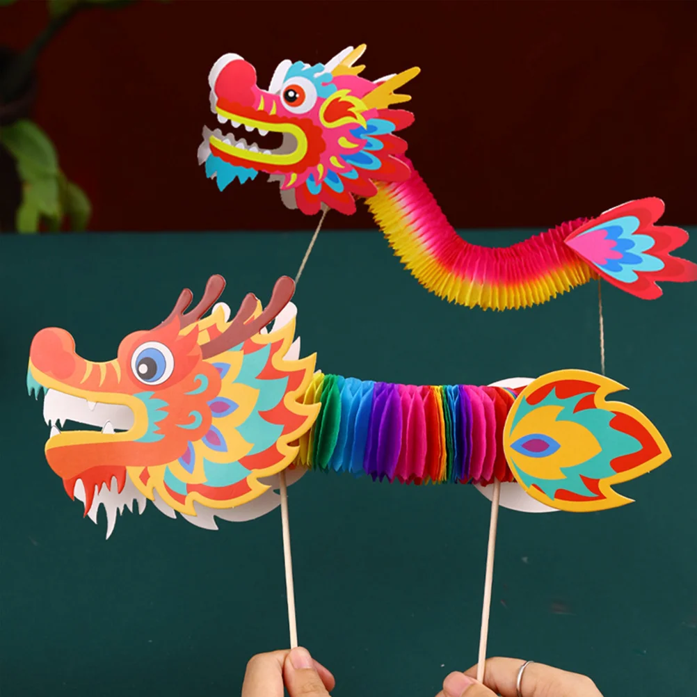 

4 Pcs Lunar New Year Decor Photo Props Lift The Thread Tết Nguyên Đán Chinese Paper Party Ornament Spring Festival Decoration