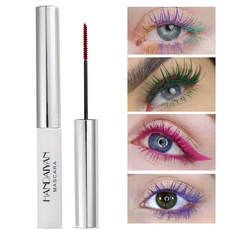 

Colorful Mascara 4D Silk Fibre Eyelash Extension Curling Thick Eye Makeup Women Beauty Waterproof Lash Cosmetic