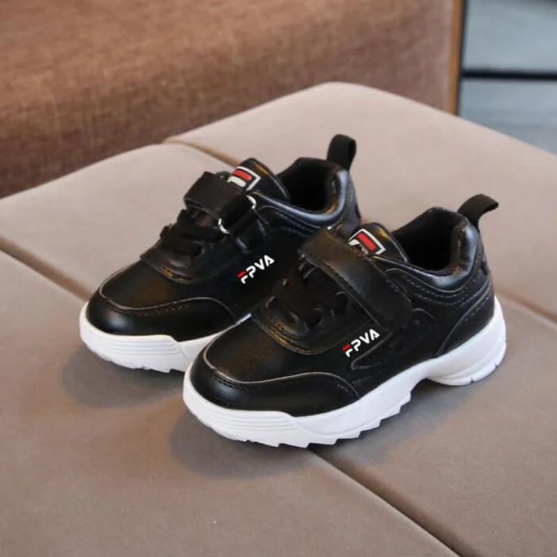 

Кроссовки Детские кожаные, модные, мягкие, для начинающих ходить детей, школьная спортивная обувь, для бега