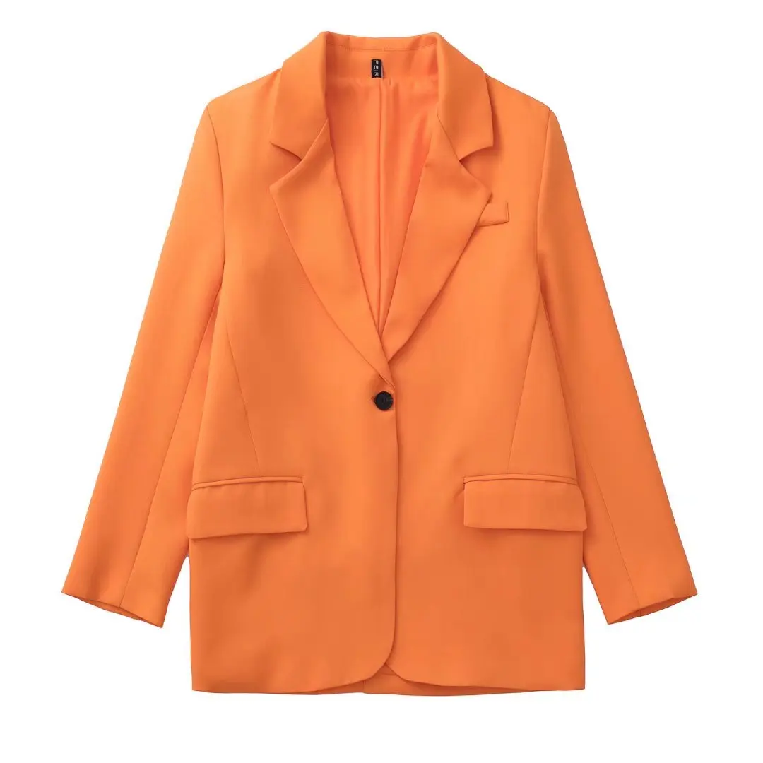 

Yahan Za 2022 Spring/Summer Women's New Pocket Loose Casual Suit Jacket