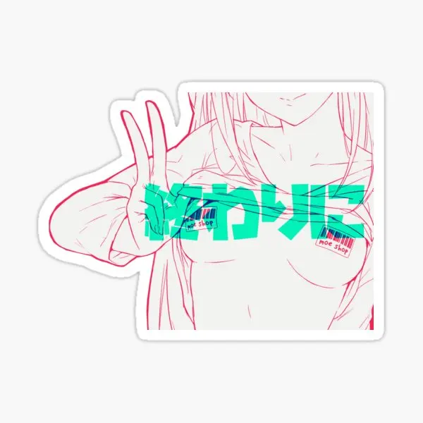 

Moe Shop Sticker 5PCS Car Stickers for Anime Print Living Room Home Fridge Wall Room Car Background Decorations Cute Luggage