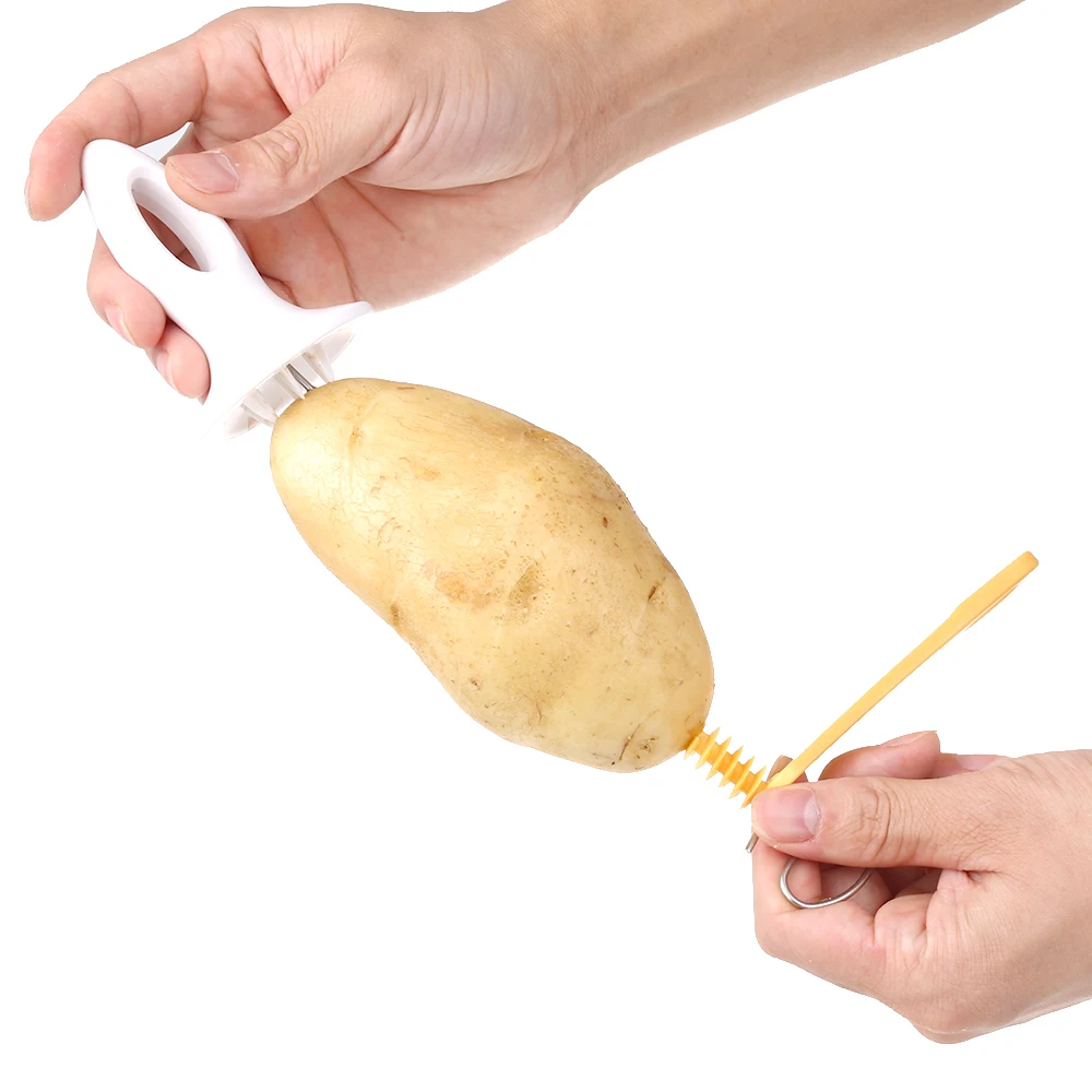 Спиральный нож для нарезки картофеля вращающийся ручной циклонный устройство |