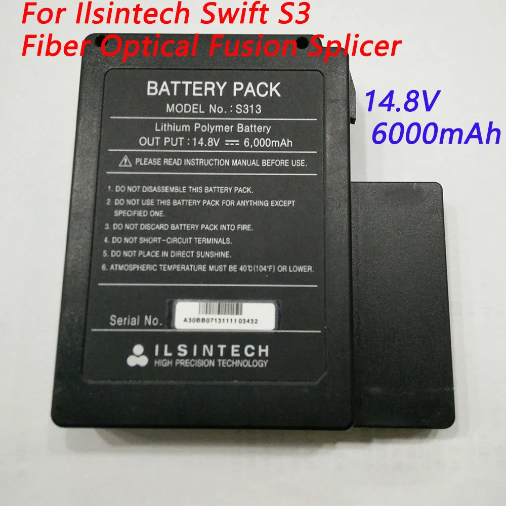 

Nisshin Swift-S3 Fusion Splicer Power Battery For Ilsintech Swift S3 Fiber Optical Fusion Splicer 14.8V 6000mAh