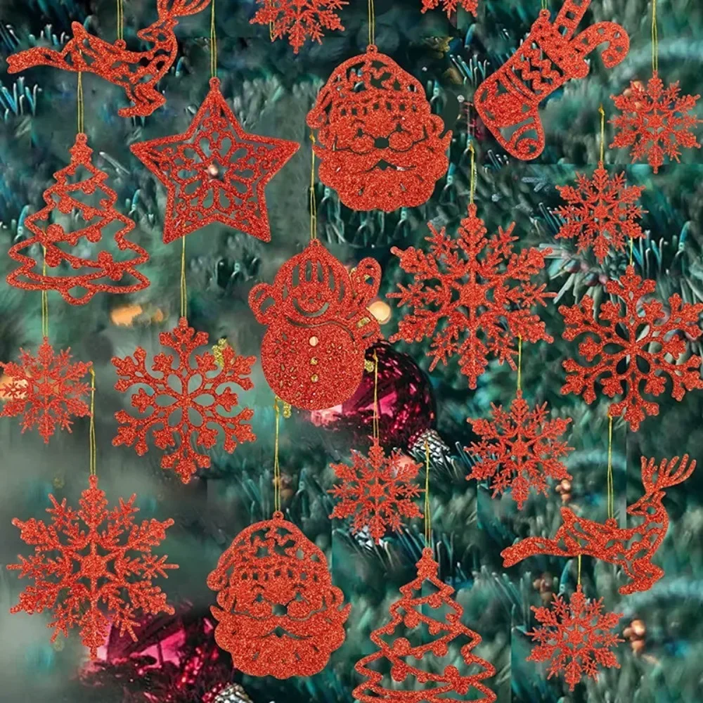 20 шт./набор подвески в виде снежинок